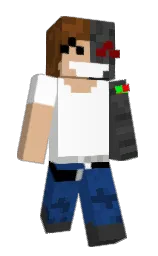 white and chathams blue Minecraft skin — Slim model — first worn by p0l2