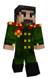 NTRBao's Minecraft skin wearing the Migrator cape