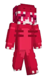 crimson and shiraz Minecraft skin — Slim model — first worn by NiteMonster0401