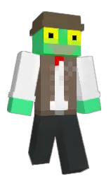 Wedgedlizard's Minecraft skin wearing the Twisted cape