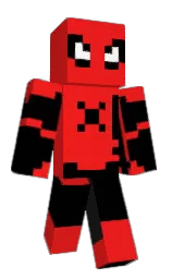 pomegranate and black Minecraft skin — Classic model