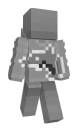 gray and dove gray Minecraft skin — Slim model — first worn by Eterna1Night_