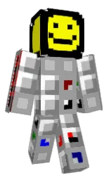silver chalice and yellow Minecraft skin — Classic model