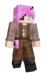 mr0gummy's Minecraft skin wearing the Minecraft Experience cape