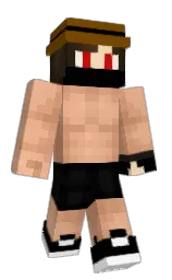 black and tumbleweed Minecraft skin — Classic model — first worn by MiguelLimaPS