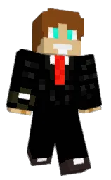 Mwepy's Minecraft skin wearing the 15th Anniversary cape