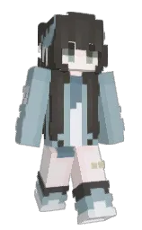 tower gray and gull gray Minecraft skin — Slim model