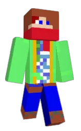 black and paarl Minecraft skin — Classic model