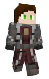 Arashi47's Minecraft skin wearing the Hero cape