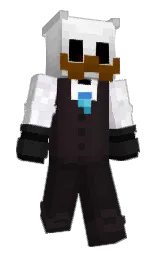 thunder and cocoa brown Minecraft skin — Slim model — first worn by 0kupa