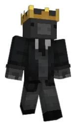 NotMP1's Minecraft skin wearing the Purple Heart cape