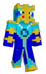 TheAquaPhoenix's Minecraft skin wearing the Migrator cape