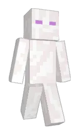 white and vista white Minecraft skin — Slim model — first worn by kitkat0910