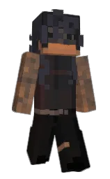 cod gray and cocoa brown Minecraft skin — Slim model — first worn by Smokeeyxnz