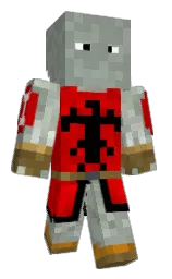 NekoAndroid's Minecraft skin wearing the Migrator cape