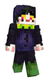 cinder and bleached cedar Minecraft skin — Slim model — first worn by AzPink