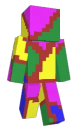 medium carmine and heliotrope Minecraft skin — Classic model — first worn by Cyblast07091