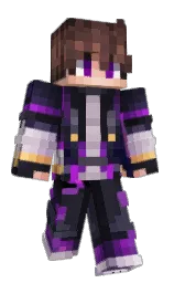 qamb's Minecraft skin wearing the MineCon 2016 cape