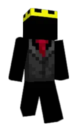 black and mine shaft Minecraft skin — Classic model