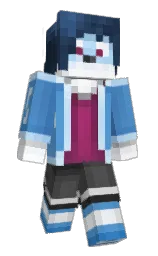 Celysus's Minecraft skin wearing the Migrator cape