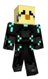witch haze and black Minecraft skin — Slim model — first worn by BIRDFOSSILIZED