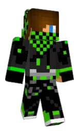 black and mine shaft Minecraft skin — Classic model