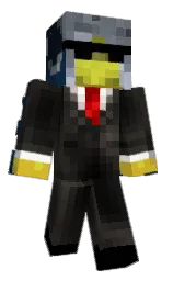 blue zodiac and hokey pokey Minecraft skin — Slim model