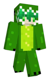 Front of Dumbtiger's skin