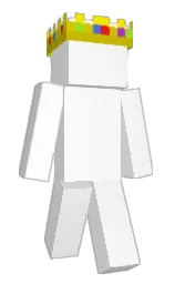 white and buddha gold Minecraft skin — Slim model — first worn by unemployedcookie