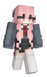 LilyHopes's Minecraft skin wearing the Migrator cape