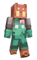 terracotta and japonica Minecraft skin — Slim model — first worn by CopperBee