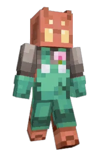 Front of CopperBee's skin