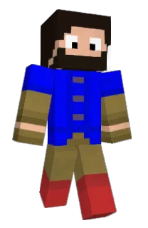 Front of FabrickMC's skin
