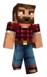 Wood_Chopperx's Minecraft skin wearing the Follower's cape