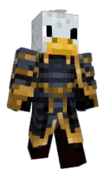 Blazej_Creeper's Minecraft skin wearing the Migrator cape