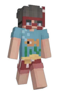Aquaculture's Minecraft skin