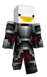 white and woodsmoke Minecraft skin — Classic model — first worn by Lando_Not
