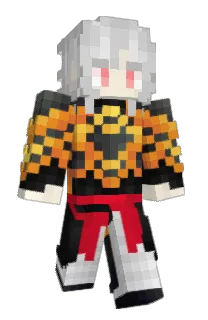Front of Needus's skin