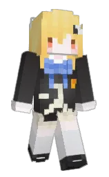 CuteYuki's Minecraft skin wearing the Pan cape