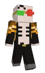 dereknux's Minecraft skin wearing the Founder's cape