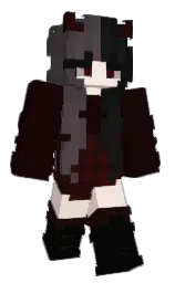 graphite and cod gray Minecraft skin — Slim model
