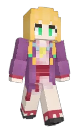serenade and golden tainoi Minecraft skin — Slim model