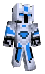 dodger blue and fog Minecraft skin — Classic model — first worn by DrWT