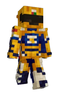 Front of Fredigit's skin