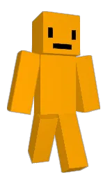 web orange and black Minecraft skin — Classic model