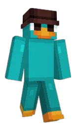 WaterMan2051's Minecraft skin wearing the 15th Anniversary cape