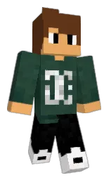 black and espresso Minecraft skin — Classic model — first worn by BlazeC0ree