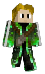 mint green and brandy Minecraft skin — Slim model