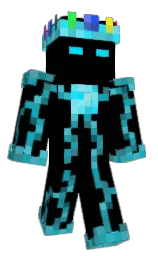 black and paradiso Minecraft skin — Classic model