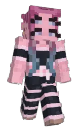 Unicorngay12345's Minecraft skin wearing the Migrator cape